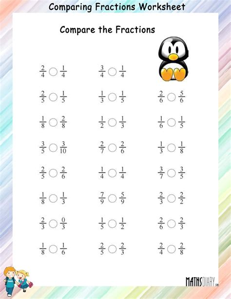 Afbeeldingsresultaten voor 3rd Grade Math Worksheets Fractions