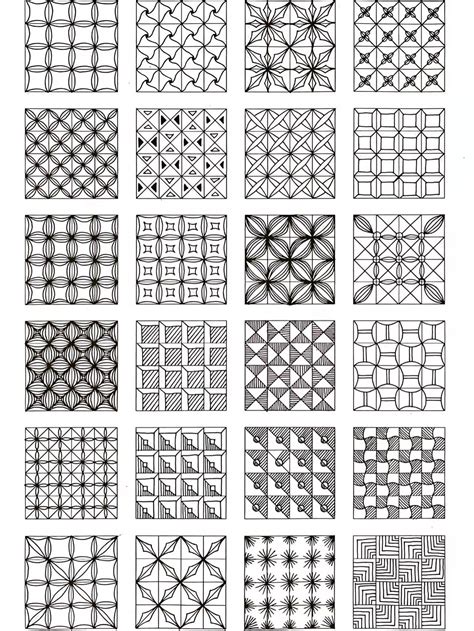 Shape Pattern Drawing に対する画像結果