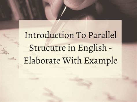Image result for Parallel Structure English Grammar