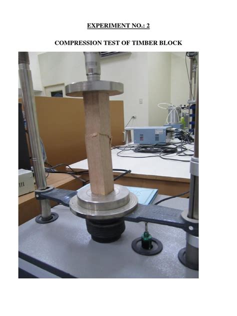 Compression Test Timber に対する画像結果