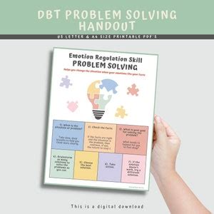Image result for DBT Problem Solving Skill Worksheet