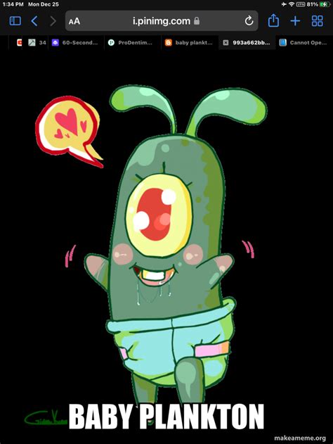 Image result for Baby Plankton