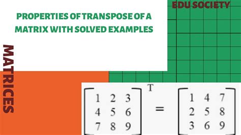 Image result for Matrix Transpose Identities