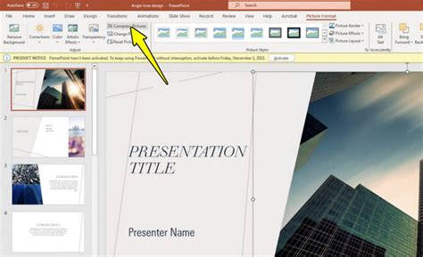 Image result for Compress PowerPoint Button
