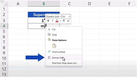 Image result for Excel Cell Superscript