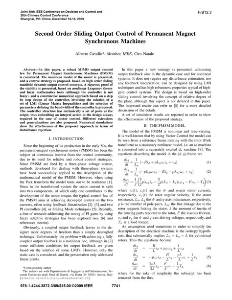 Image result for Synchronous Machine Second Order Model