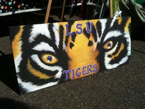 Image result for LSU Tiger Painting