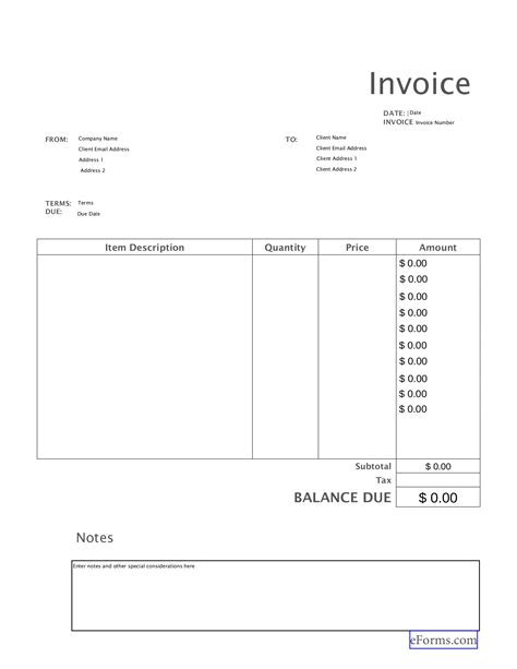 Toradh íomhá ar Customizable Invoice Forms