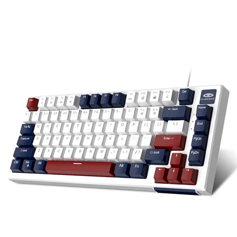 DANSHER Percent 70% Mechanical Gaming Keyboard,81Keys Wired Mechanical ...