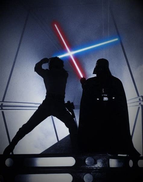 Image result for Luke vs Vader Blue