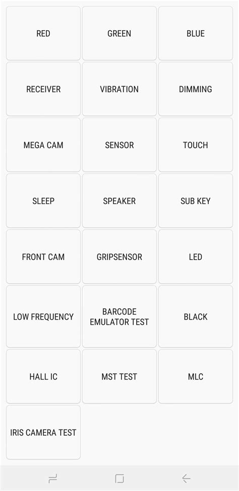 Afbeeldingsresultaten voor Samsung Secret Diagnostic Mode