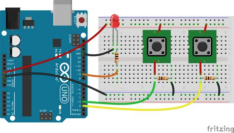 Image result for Arduino Push Button Increment and Decrement