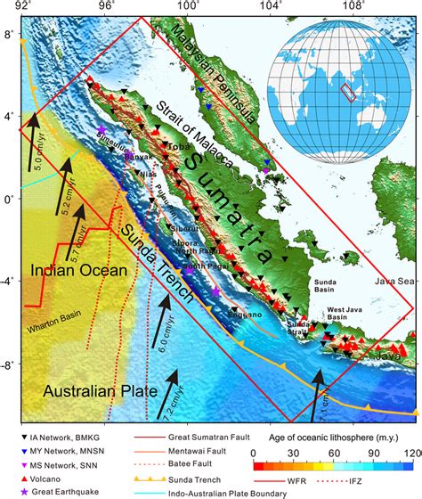 Image result for Seismotectonic Map of Sumatra Java