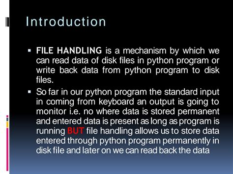 File Handling in Python PPT に対する画像結果