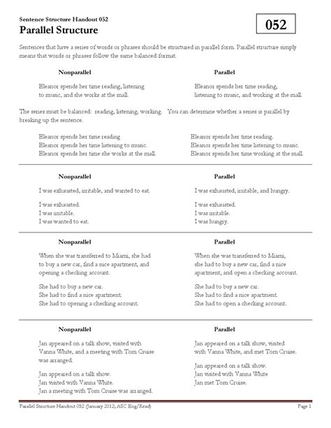 Parallel Structure に対する画像結果