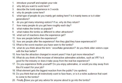 Documentary Script with Interview Questions and Answers に対する画像結果