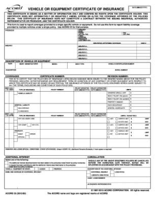 ACORD 23 Form に対する画像結果