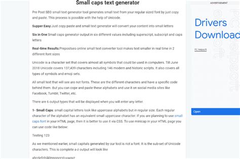 Image result for Small Text Generator