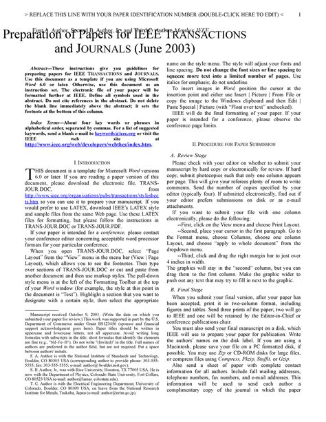 Image result for IEEE Abstract Examples