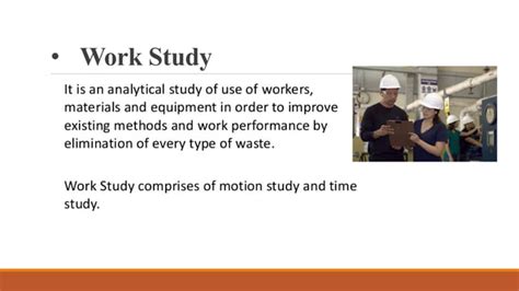 Afbeeldingsresultaten voor Work Study Definition