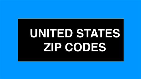 Image result for Zip Code Numbers USA