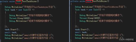 Afbeeldingsresultaten voor Await Async Table Void Task