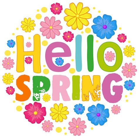 Image result for Hello Spring Drawing