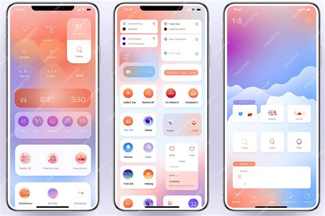 Image result for Gradient UI Home