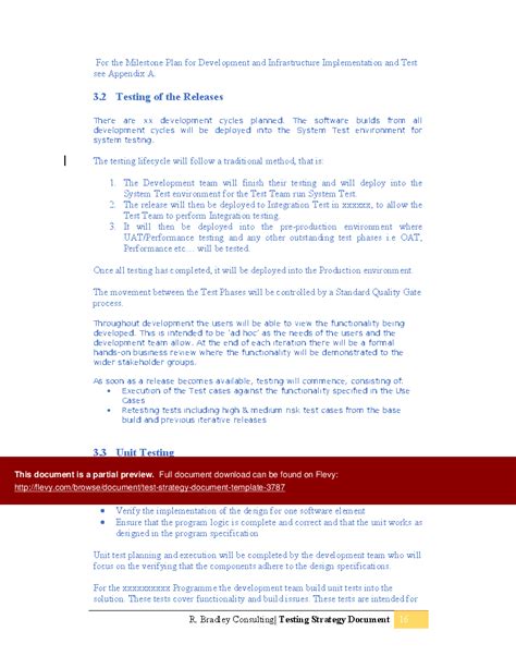 Image result for Test Strategy Document Template Ppt Format