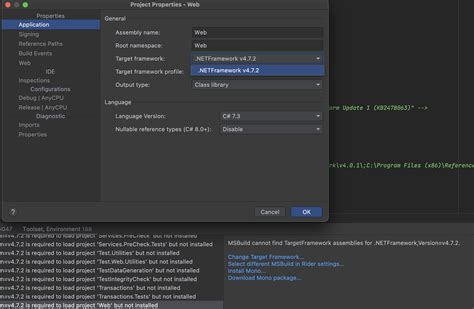 Afbeeldingsresultaten voor How to Change .Net Version in Visual Studio