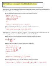 Geometric Distribution Worksheet に対する画像結果