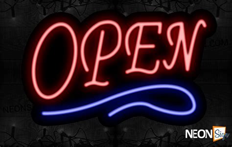 Image result for Blue Neon Open Sign