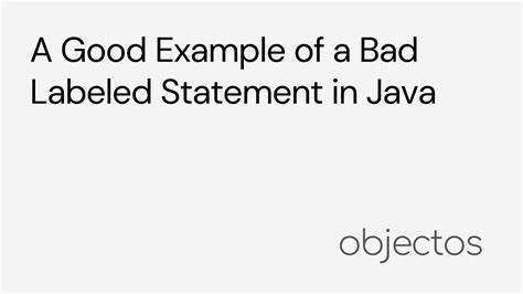 Toradh íomhá ar Labeled Statement in Java