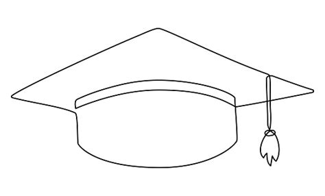 Image result for Drawing of Cap Graduation From Side