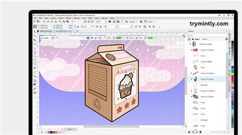CorelDRAW Interface に対する画像結果
