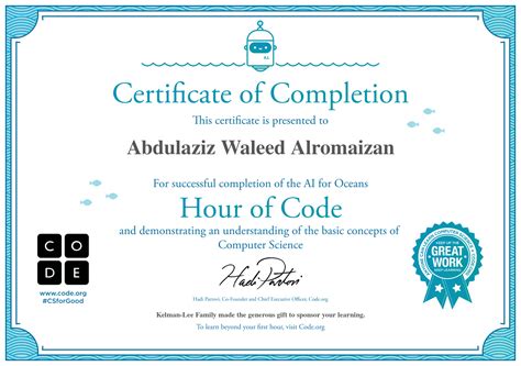 Image result for Code.org Certificate