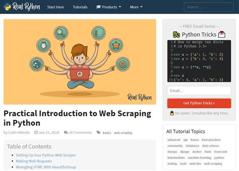 Toradh íomhá ar Syntax for Python Web Scraping