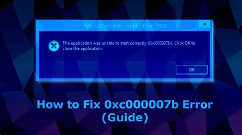 0Xc000007b Error Windows 7 に対する画像結果