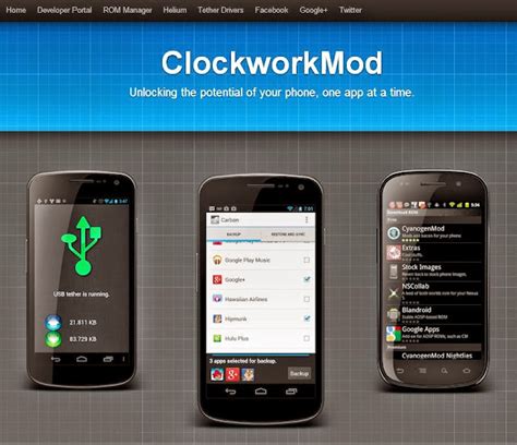 ClockworkMod Theme に対する画像結果