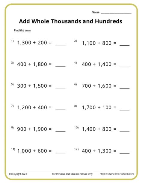 Image result for 3rd Grade Adding Worksheets