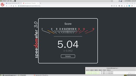 Toradh íomhá ar Speedometer CPU Usage