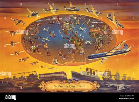 Image result for Pan AM Route Map