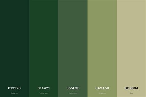 Toradh íomhá ar Southern Crescent Green Color Code