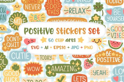 Image result for Positive Sticker Image Sheets