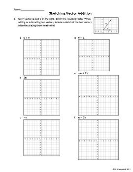 Vector Addition and Composition Worksheet に対する画像結果