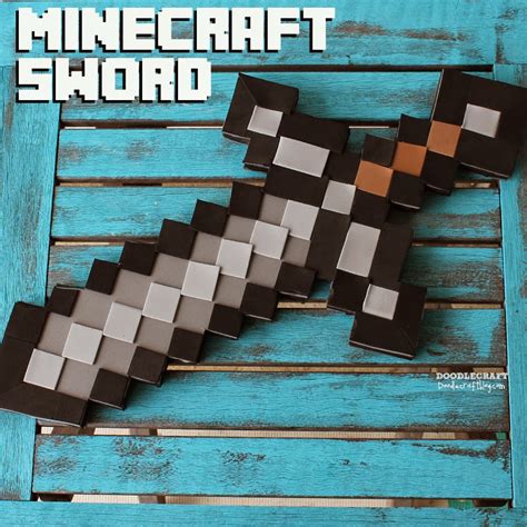 Image result for Printable Craftable SWORD! Minecraft