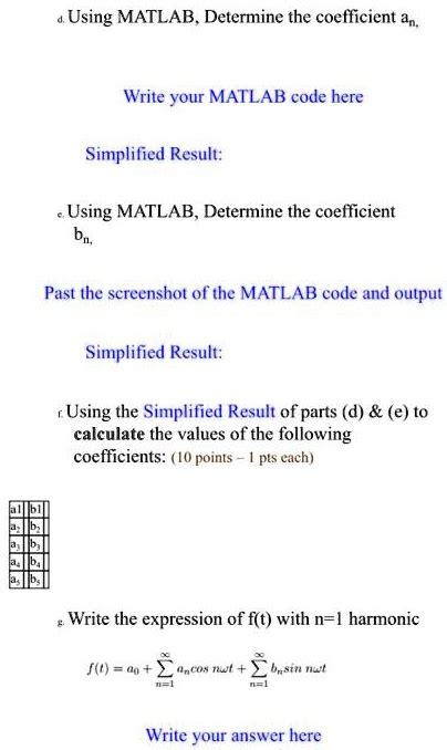 Image result for Matlab Code Add Coefficient an Bn