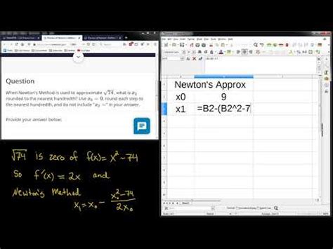 Image result for Newton's Method Square Root
