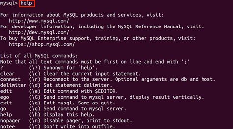 Image result for Terminal or Command Prompt On MySQL