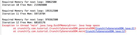 Image result for Out of Memory Error Java Example